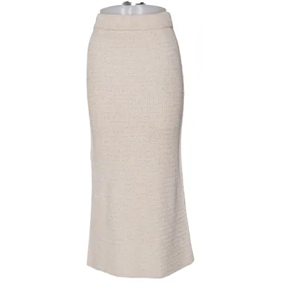 Maxi rok (Beige) van H&M Premium Quality Katoen, Zijde, Polyester