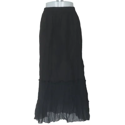 Långkjol (Svart) från Hopsack Linne, Polyamid