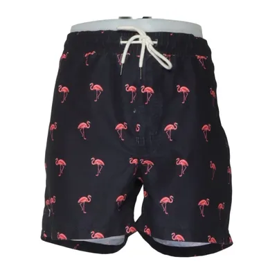 Badshorts (Svart, Rosa) från Oas Polyester