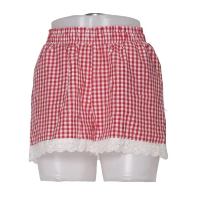 Pyjamashorts (Rood, Wit) van ASOS Design Katoen, Polyester