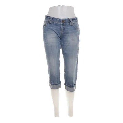 Driekwart broek (Blauw) van QS by S.Oliver Katoen, Elastaan