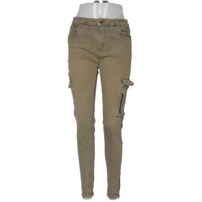 Pantalon cargo (Vert) de Pull & Bear Denim Coton, Élasthane