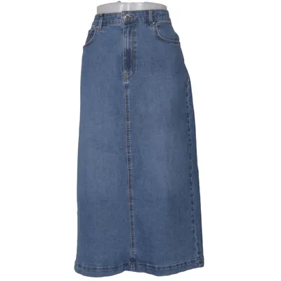 Jeanskjol (Blå) från ONLY Blue Denim Bomull, Elastan, Polyester