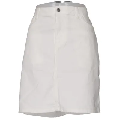 Jeanskjol (Vit) från Zeeman Bomull, Elastan, Polyester