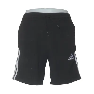 Mjukisshorts (Svart, Vit) från Adidas Bomull, Återvunnen polyester, Viskos