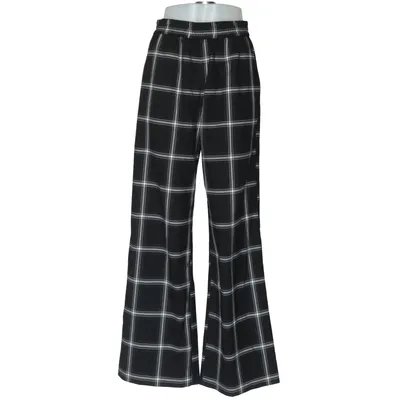 Broek (Zwart, Wit) van Monki Elastaan, Polyester, Viscose
