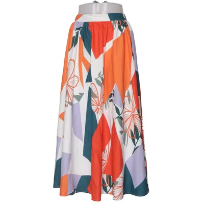 Maxi rok (Wit, Meerkleurig) van Chicwish Polyester