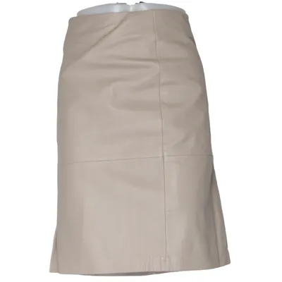 Läderkjol (Beige) från 2NDDAY Skinn, Polyester