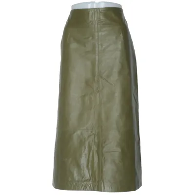 Jupe en cuir (Vert) de Hennes Collection Cuir, Polyester
