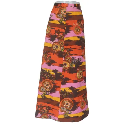 Jupe longue (Orange, Multicolore)