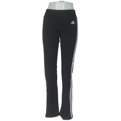 Pantalon de survêtement (Noir, Blanc) de Adidas Coton, Élasthane