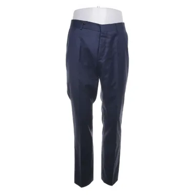 Kostuumbroek (Blauw) van Woolmark Blend Wol, Polyester, Polyamide