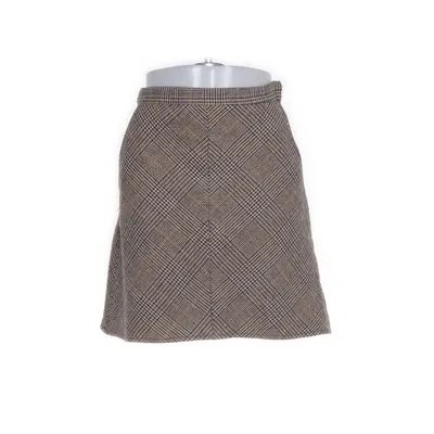 Kjol (Brun, Beige, Svart) från Soaked Polyester, Ull