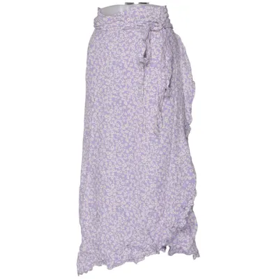 Jupe portefeuille (Violet, Blanc) de Boii Viscose
