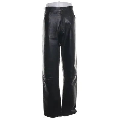 Leren broek (Zwart) van Rover & Lakes Polyester, Leer