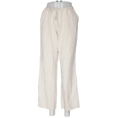 Broek (Beige) van Divided by H&M Viscose, Linnen, Polyester, Katoen