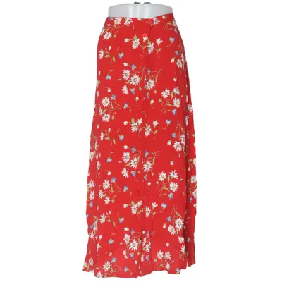 Långkjol (Röd, Flerfärgad) från Woman Collection H&M Viskos