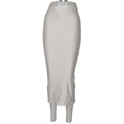 Maxi rok (Wit) van Melissa Bentsen x NA-KD Elastaan, Polyamide