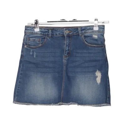 Jupe en jean (Bleu) de Zara Girls Coton, Élasthane, Polyester