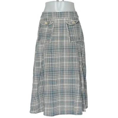 Kjol (Grå, Vit, Beige) från My Mum Made It Bomull, Tencel