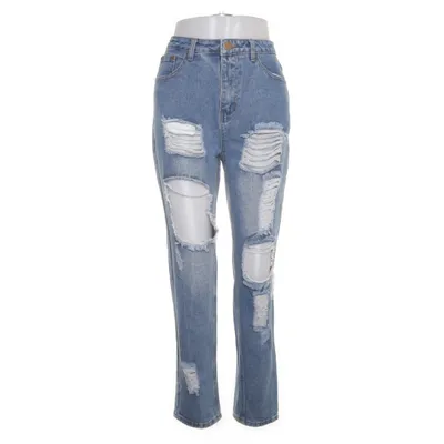 Spijkerbroek (Blauw) van Nasty Gal Katoen, Polyester