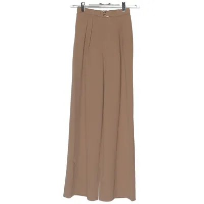 Palazzobyxor (Brun) från H&M Elastan, Polyester