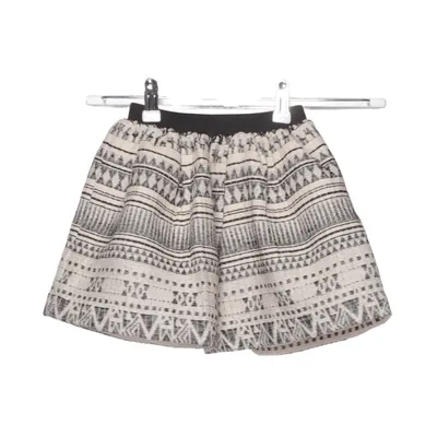 Skirt (Black, White) from Noa Noa Miniature Cotton, Elastane, Polyester