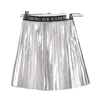 Jupe (Argent) de Ice Iceberg Coton, Polyester, Polyuréthane