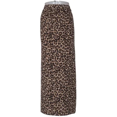 Jupe longue (Beige, Marron) de Lindex Élasthane, Viscose