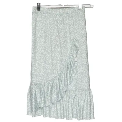 Wrap skirt (Green, White) from XOXO Friends Elastane, Polyester