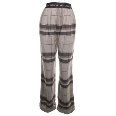 Pajama pants (Beige, Brown) from Anine Bing Wool, Polyamide, Polyester