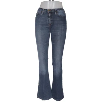 Spijkerbroek (Blauw) van Jeans Votre Nom Katoen, Elastaan, Polyamide