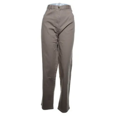 Chinos (Beige) from Casual Woman Elastane, Wool