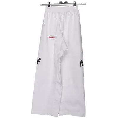 Pantalon d'arts martiaux (Blanc) de Topten Coton, Polyester