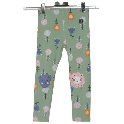 Leggings (Green, Multicolored) from Polarn O. Pyret Elastane, Organic cotton