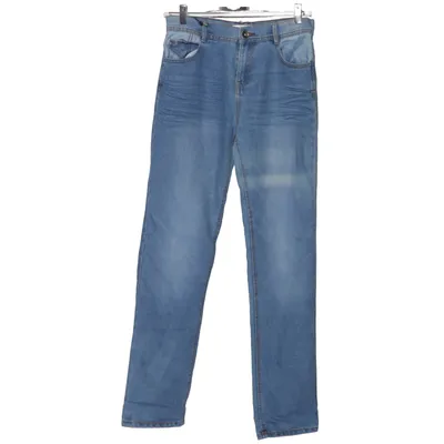 Jeans (Blå) från Basic Denim Bomull, Polyester