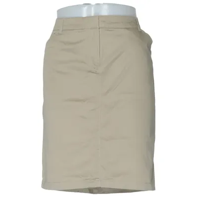 Pencil skirt (Beige) from Mango Basics Cotton, Elastane, Polyester, Polyurethane