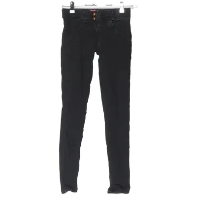 Spijkerbroek (Zwart) van Diabless Katoen, Elastaan, Polyester