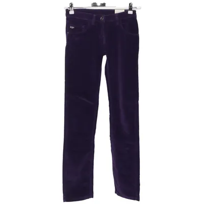 Corduroy broek (Lila) van Eddie Pen Katoen, Elastaan