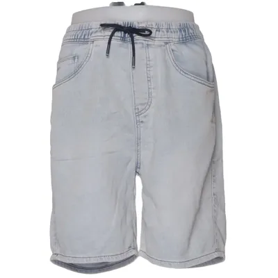 Short en jean (Bleu) de Zara Coton, Élasthane, Polyester