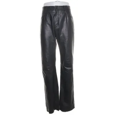 Leren broek (Zwart) van Jasper Leer, Polyester