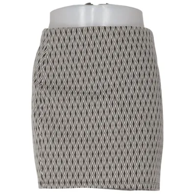 Jupe (Noir, Blanc) de Zara Trafaluc Coton, Élasthane, Polyester