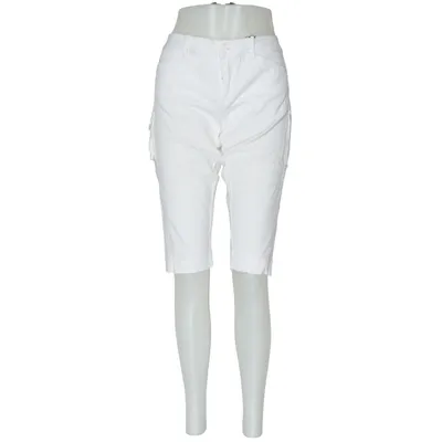 Three-quarter pants (White) from Geddes and Gillmore Cotton, Elastane