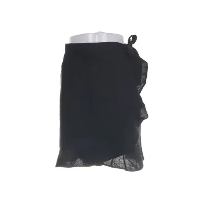Wrap skirt (Black) from L.O.G.G by H&M Linen, Viscose
