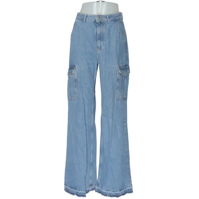 Cargo pants (Blue) from Zara Cotton