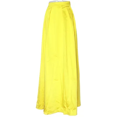 Jupe longue (Jaune) de By Malina Collection Élasthane, Polyester