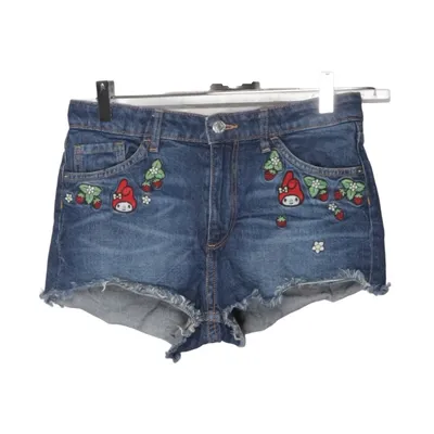 Denim shorts (Blauw, Meerkleurig) van H&M Katoen, Elastaan, Polyester