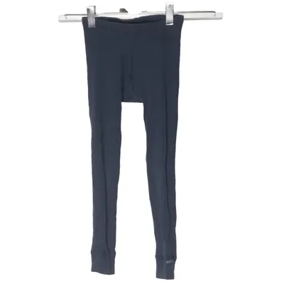 Caleçon long (Bleu) de Dilling Laine de mouton
