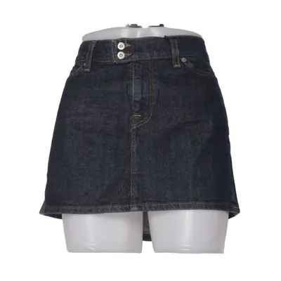 Jupe en jean (Bleu) de Sis Coton, Élasthane, Polyamide
