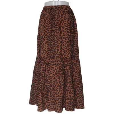 Skirt (Brown, Black) from Ganni Cotton